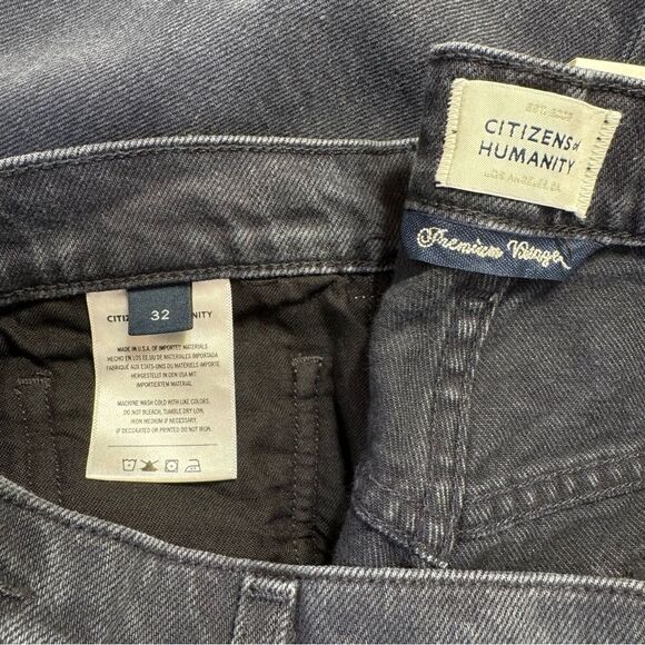 NEW Citizens of Humanity Calista Curve Jeans in Night shadow Black 32 - Picture 8 of 11